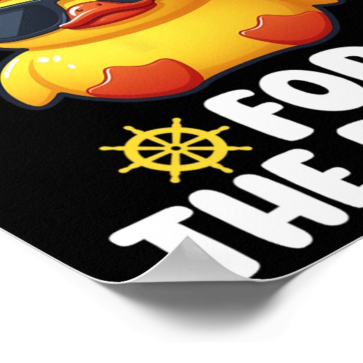 Ik ben hier voor de Ducks Funny Cruising Matchin Poster (Hoek)