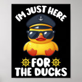 Ik ben hier voor de Ducks Funny Cruising Matchin Poster (Voorkant)