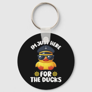 Ik ben hier voor de Ducks Funny Cruising Matchin Sleutelhanger