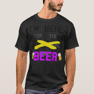 Ik ben hier voor de Golf en de Beer Humoureuze vad T-shirt