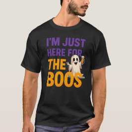 Ik ben hier voor de grappige Halloween Ghost T-shirt