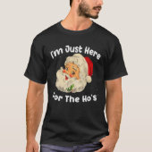Ik ben hier voor de grappige kerstkerstman van de t-shirt (Voorkant)