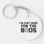 Ik ben hier voor de Halloween Sleutelhanger (Voorkant)