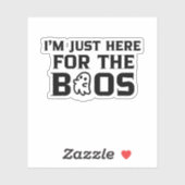 Ik ben hier voor de Halloween telefoonhoes Sticker (Vel)