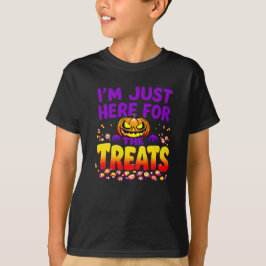 Ik ben hier voor de Halloween traktaties T-shirt
