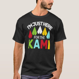 Ik ben hier voor de Kami Japanse Origami kraan T-shirt