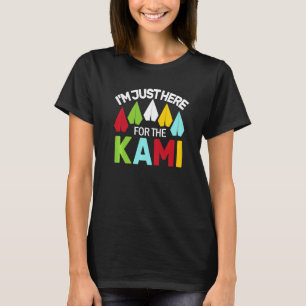 Ik ben hier voor de Kami Japanse Origami kraan T-shirt