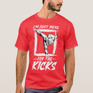 Ik ben hier voor de kicks Hapkido T-shirt