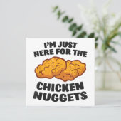 Ik ben hier voor de kipnuggets kaart (Staand voorkant)