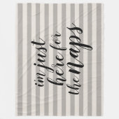 Ik ben hier voor de Naps Fleece Deken (Voorkant)