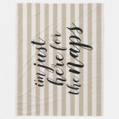 Ik ben hier voor de Naps Fleece Deken (Voorkant)