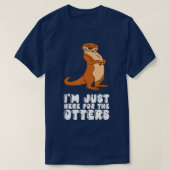 Ik ben hier voor de otters t-shirt (Design voorkant)