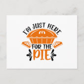 Ik ben hier voor de Pie Briefkaart (Voorkant)