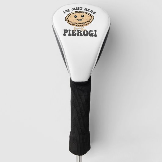 Ik ben hier voor de Pierogi Golfheadcover (Voorkant)