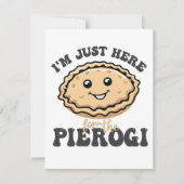 Ik ben hier voor de Pierogi Kaart (Voorkant)