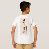 "Ik ben hier voor de reis: Samen gedijen we" T-shirt (Achterkant volledig)