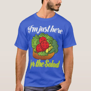 Ik ben hier voor de Salad Funny Salad Lover Vega T-shirt