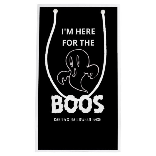 Ik ben hier voor de speciale cadeautas van Boos (Voorkant)