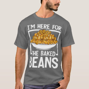 Ik ben hier voor de verblekte bonen t-shirt
