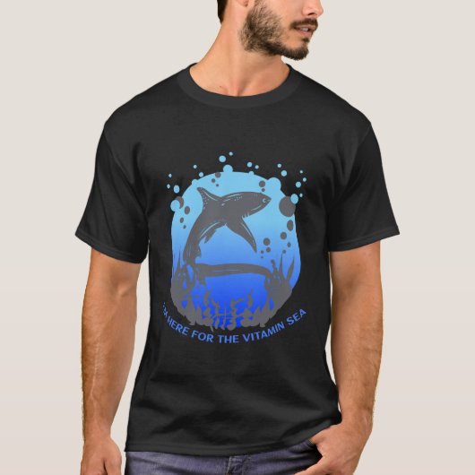 IK BEN HIER VOOR DE VITAMINE ZEE T-SHIRT (Voorkant)