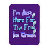 Ik ben hier voor de vrije ijskap, grappig magneet (Verticaal)