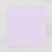 Ik ben hier voor de vrije ijskap, grappig vierkante visitekaartje (Achterkant)