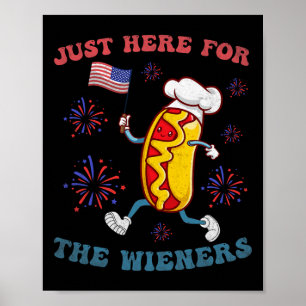 Ik ben hier voor de Wieners Funny 4th of July BB Poster