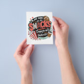 IK Ben Hier Voor Hapjes Reclames En Halftime Flyer (Hand)