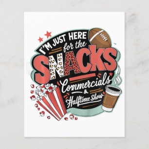IK Ben Hier Voor Hapjes Reclames En Halftime Flyer