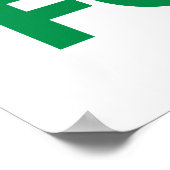 Ik ben hier voor het eten poster (Hoek)