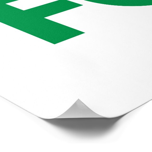 Ik ben hier voor het eten poster (Hoek)