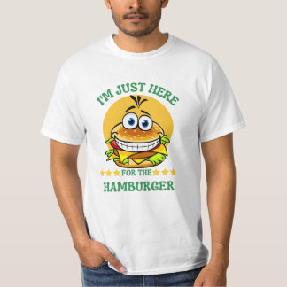 Ik ben hier voor het Hamburger T-Shirt