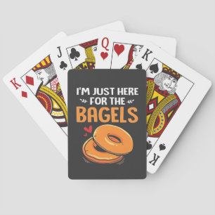 Ik ben hier voor het Joodse eten van de Bagels Pokerkaarten