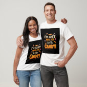 Ik ben hier voor het Snoep! | Cool Halloween T-shi T-shirt (Unisex)