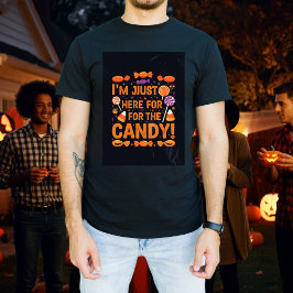 Ik ben hier voor het Snoep! | Cool Halloween T-shi T-shirt