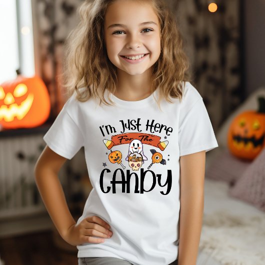 Ik ben hier voor het Snoep Cute Halloween. T-shirt