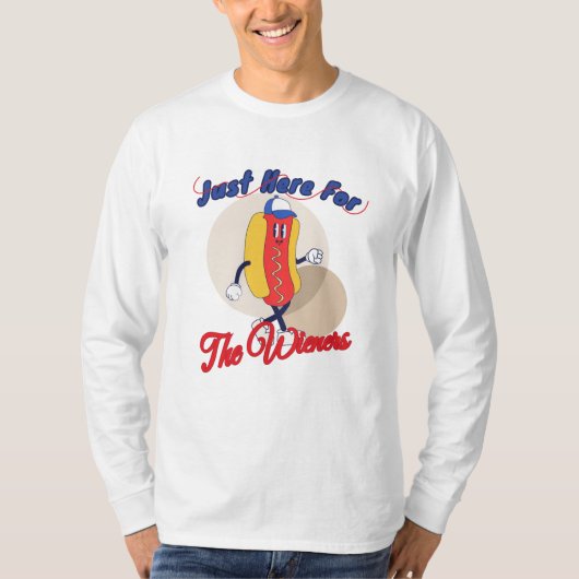 Ik ben hier voor het Wieners Shirt 4 juli - (Voorkant)