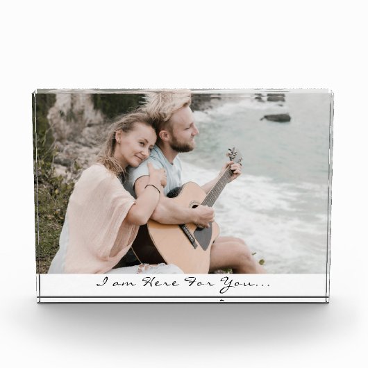 Ik ben hier voor je script fotoblok (Voorkant)