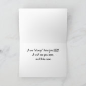 IK BEN "HIER VOOR JE" / TOT Gauw "BIJ JE" Kaart (Binnen)