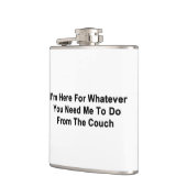 Ik ben hier voor jou heupfles (Links)