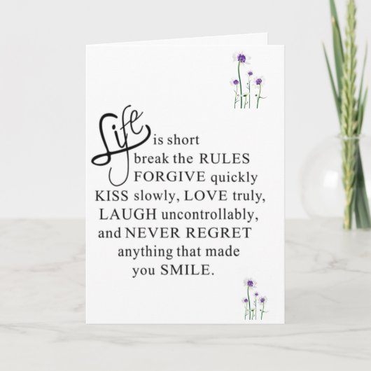 IK BEN HIER VOOR JOU IN JOUW TIJD VAN MOEILIJKHEDE KAART (Voorkant)