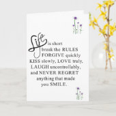 IK BEN HIER VOOR JOU IN JOUW TIJD VAN MOEILIJKHEDE KAART (Gele Bloem)