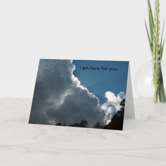 Ik ben hier voor jou kaart (Voorkant)