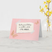 Ik ben hier voor jou, ongeacht welke Kaart (Gele Bloem)