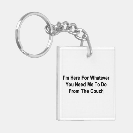 Ik ben hier voor jou sleutelhanger (Voorkant Links)