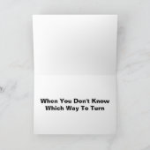 Ik ben hier voor jou - weet niet hoe je je moet om kaart (Binnen)