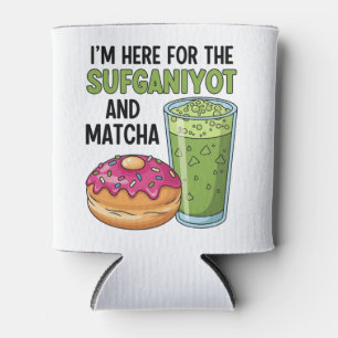 Ik ben hier voor Sufganiyot en Matcha Chanoeka Jew Blikjeskoeler