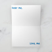 Ik ben hier voor u kaart (Binnen)