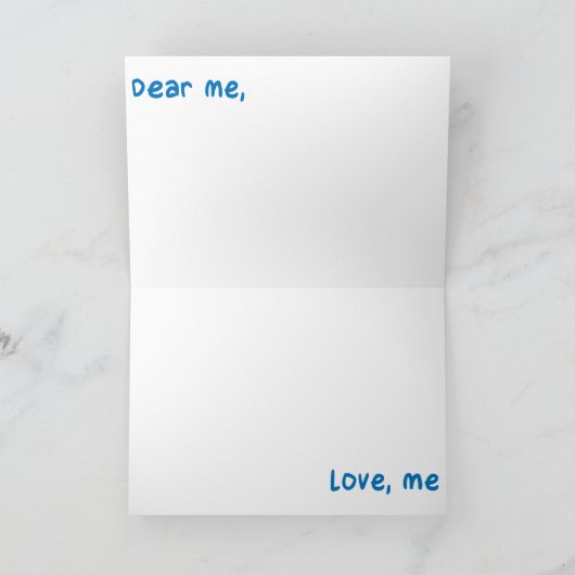 Ik ben hier voor u kaart (Binnen)