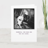 Ik ben hier voor u kaart (Voorkant)